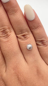 1.12ct | Salt & Pepper Oval Shape Brilliant Cut Diamond - Modern Rustic Diamond