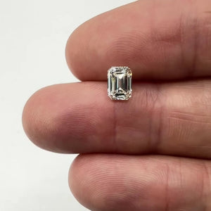 1.22ct | K/VS1 Emerald Shape Brilliant Cut Diamond (GIA) - Modern Rustic Diamond
