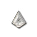 0.69ct | Salt & Pepper Rose Cut Kite Shape Diamond-Modern Rustic Diamond