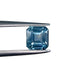 0.80ct | Asscher Cut Blue Montana Sapphire-Modern Rustic Diamond