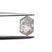 0.81ct | Salt & Pepper Rose Cut Hexagon Shape Diamond-Modern Rustic Diamond