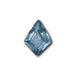0.88ct | Step Cut Kite Shape Light Blue Montana Sapphire-Modern Rustic Diamond
