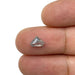 0.89ct | Salt & Pepper Rose Cut Shield Shape Diamond-Modern Rustic Diamond
