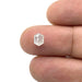 0.91ct | Salt & Pepper Opaque Rose Cut Hexagon Shape Diamond-Modern Rustic Diamond