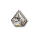 0.92ct | Salt & Pepper Shield Rose Cut Shape Diamond-Modern Rustic Diamond