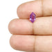 0.93ct | Step Cut Hexagon Shape Pink Sapphire-Modern Rustic Diamond