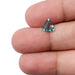 0.94 | Step Cut Shield Shape Green Montana Sapphire-Modern Rustic Diamond