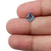 0.94ct | Step Cut Kite Shape Green Blue Montana Sapphire-Modern Rustic Diamond