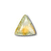 0.98ct| Brilliant Cut Triangle Shape Yellow Montana Sapphire-Modern Rustic Diamond