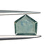 0.99ct | Portrait Cut Shield Shape Blue Montana Sapphire-Modern Rustic Diamond