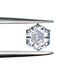 0.99ct | Step Cut Hexagon Shape Gray Sapphire-Modern Rustic Diamond