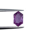 1.00ct | Brilliant Cut Hexagon Shape Violet Sapphire-Modern Rustic Diamond