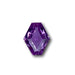 1.00ct | Brilliant Cut Lozenge Shape Violet Sapphire-Modern Rustic Diamond