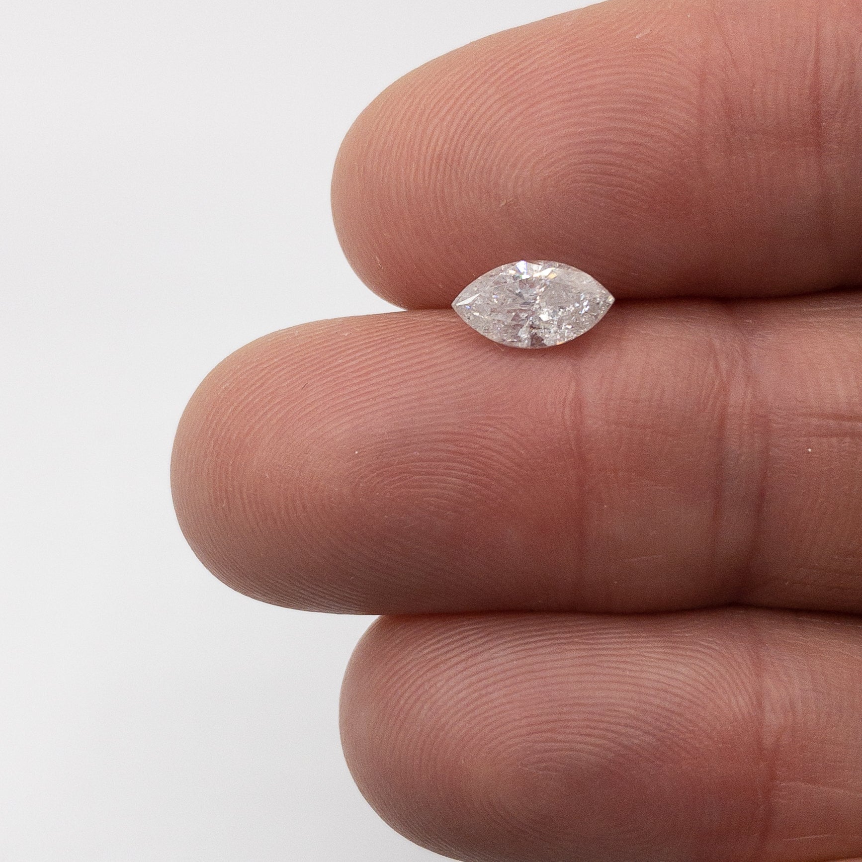 1.00ct | Salt & Pepper Marquise Cut Diamond-Modern Rustic Diamond