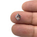 1.00ct | Salt & Pepper Rose Cut Lozenge Shape Diamond-Modern Rustic Diamond