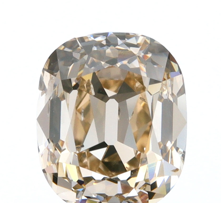 1.01ct | Champagne VS Cushion Shape Old Mine Cut Diamond - Modern Rustic Diamond