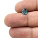 1.01ct | Brilliant Cut Pear Shape Blue Montana Sapphire-Modern Rustic Diamond