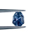1.01ct | Step Cut Shield Shape Blue Sapphire-Modern Rustic Diamond