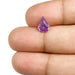 1.02ct | Step Cut Shield Shape Pink Sapphire-Modern Rustic Diamond