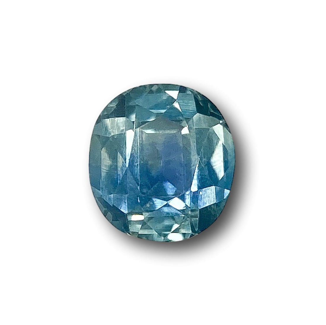 1.04ct | Brilliant Cut Cushion Shape Blue Montana Sapphire-Modern Rustic Diamond