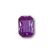 1.04ct | Radiant Cut Violet Sapphire-Modern Rustic Diamond
