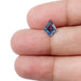 1.04ct | Step Cut Kite Shape Blue Montana Sapphire-Modern Rustic Diamond