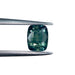 1.05ct | Brilliant Cut Cushion Shape Green Montana Sapphire-Modern Rustic Diamond