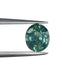 1.05ct | Brilliant Cut Oval Shape Green Montana Sapphire-Modern Rustic Diamond