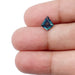 1.05ct | Step Cut Kite Shape Blue Green Montana Sapphire-Modern Rustic Diamond