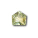 1.05ct | Step Cut Shield Shape Yellow Green Montana Sapphire-Modern Rustic Diamond