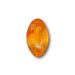 1.06ct | Brilliant Cut Moval Shape Orange Montana Sapphire-Modern Rustic Diamond