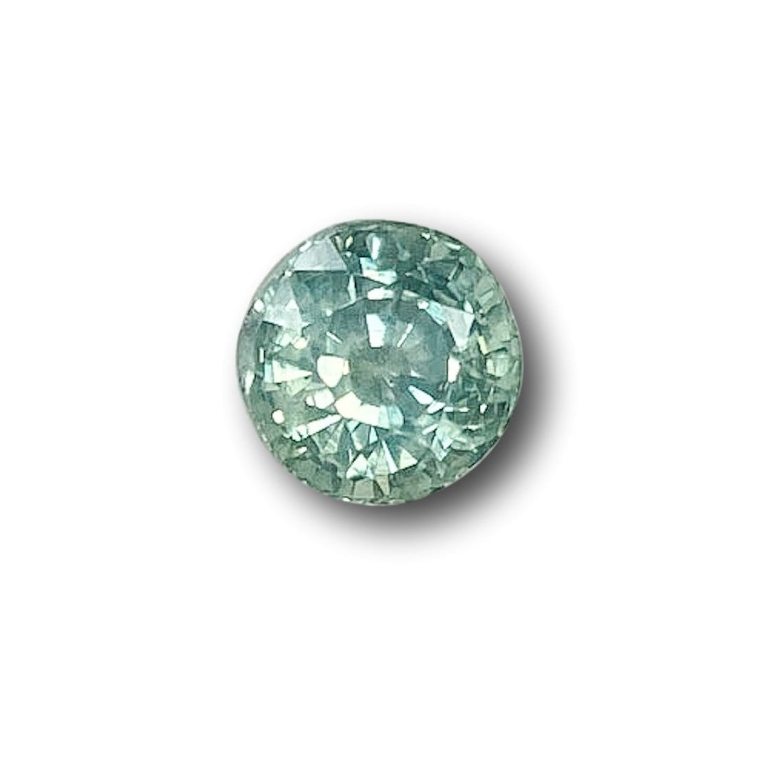 1.06ct | Brilliant Cut Oval Shape Bluish Green Montana Sapphire-Modern Rustic Diamond