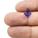 1.06ct | Portrait Cut Kite Shape Blue Silky Sapphire-Modern Rustic Diamond