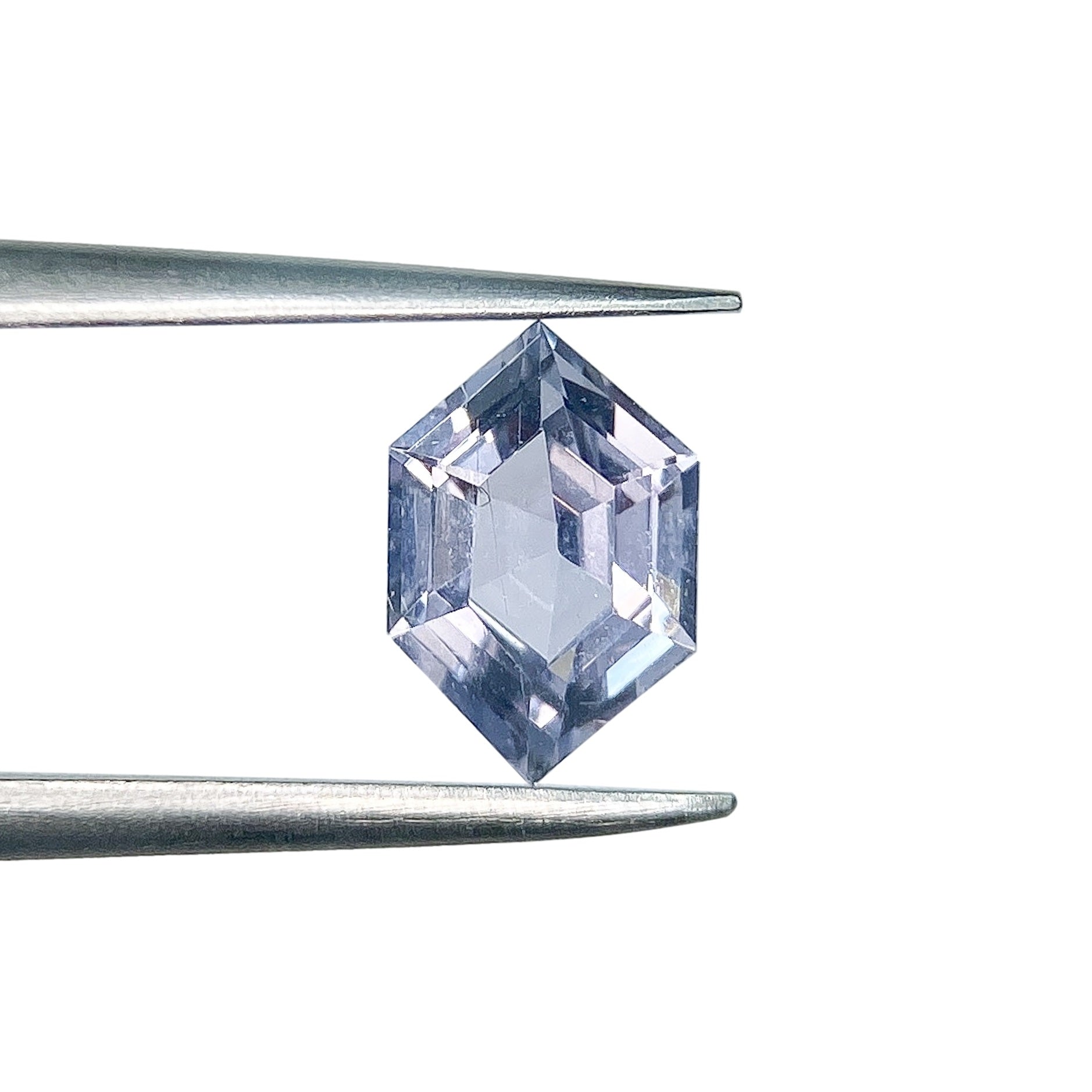 1.06ct | Step Cut Hexagon Shape Blue Sapphire-Modern Rustic Diamond