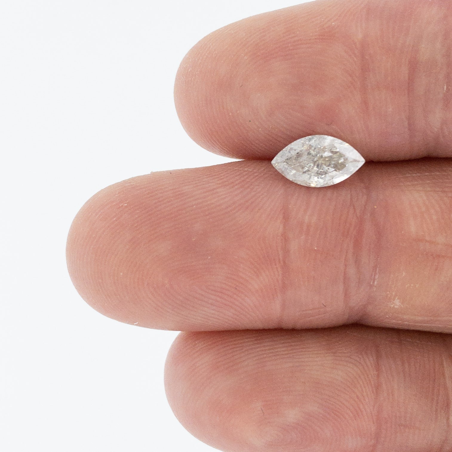 1.07ct | Salt & Pepper Marquise Cut Diamond-Modern Rustic Diamond
