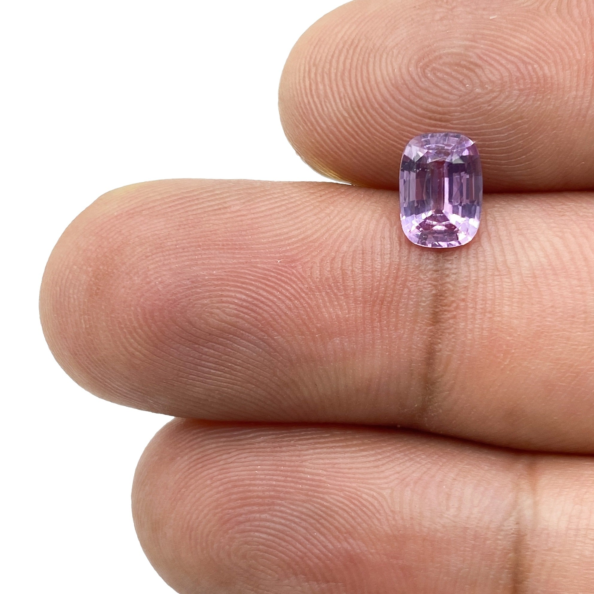 1.08ct | Brilliant Cut Cushion Shape Violet Sapphire-Modern Rustic Diamond
