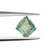 1.08ct | Step Cut Kite Shape Yellow Green Montana Sapphire-Modern Rustic Diamond