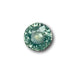 1.09ct | Brilliant Cut Round Shape Blue Greenish Montana Sapphire-Modern Rustic Diamond