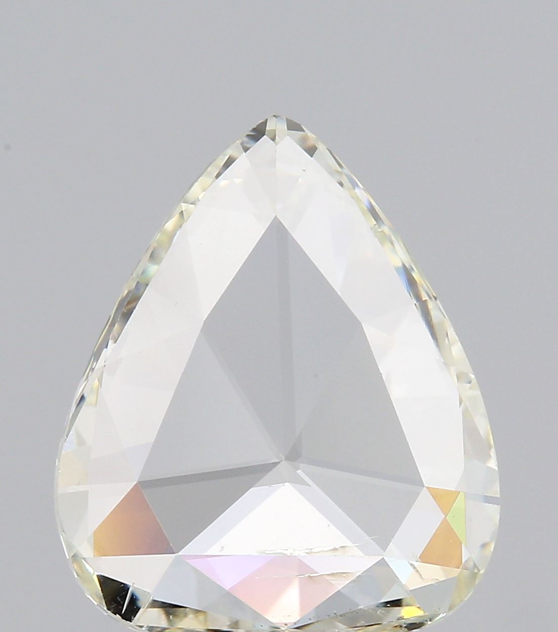 2.32ct | Light Color VS Pear Shape Rose Cut Diamond - Modern Rustic Diamond