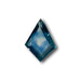 1.11ct | Step Cut Kite Shape Blue Montana Sapphire-Modern Rustic Diamond