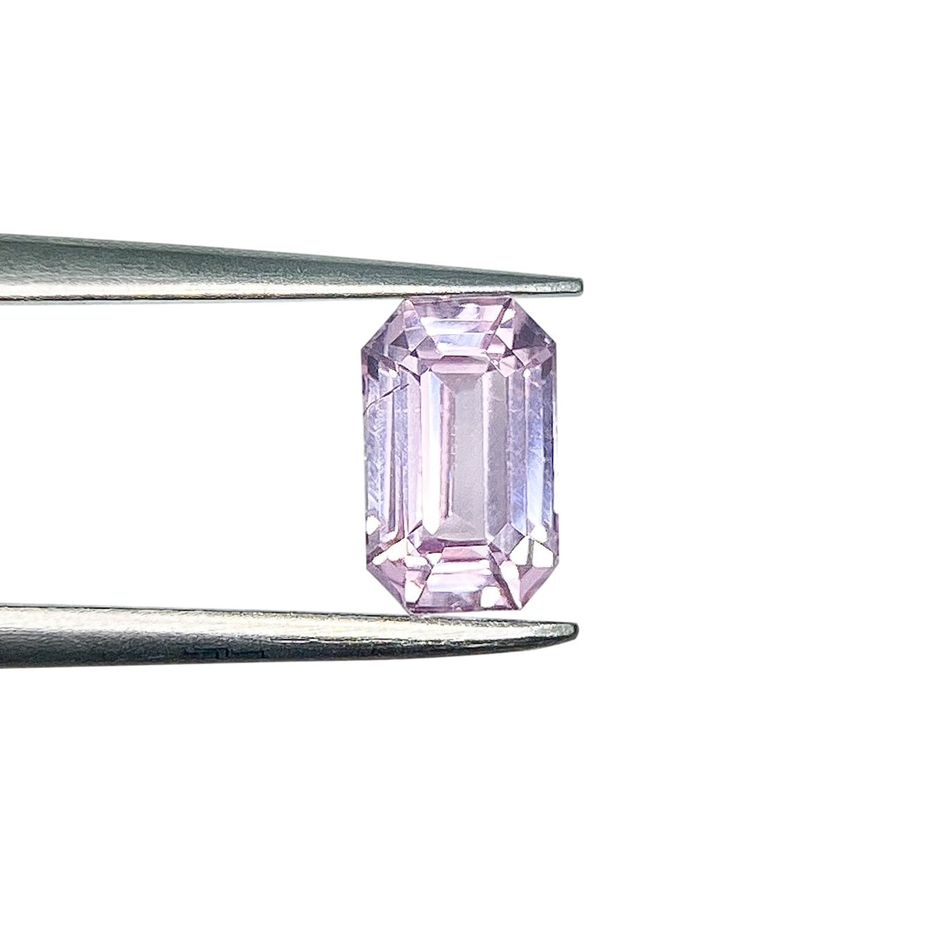 1.12ct | Emerald Cut Pink Sapphire-Modern Rustic Diamond