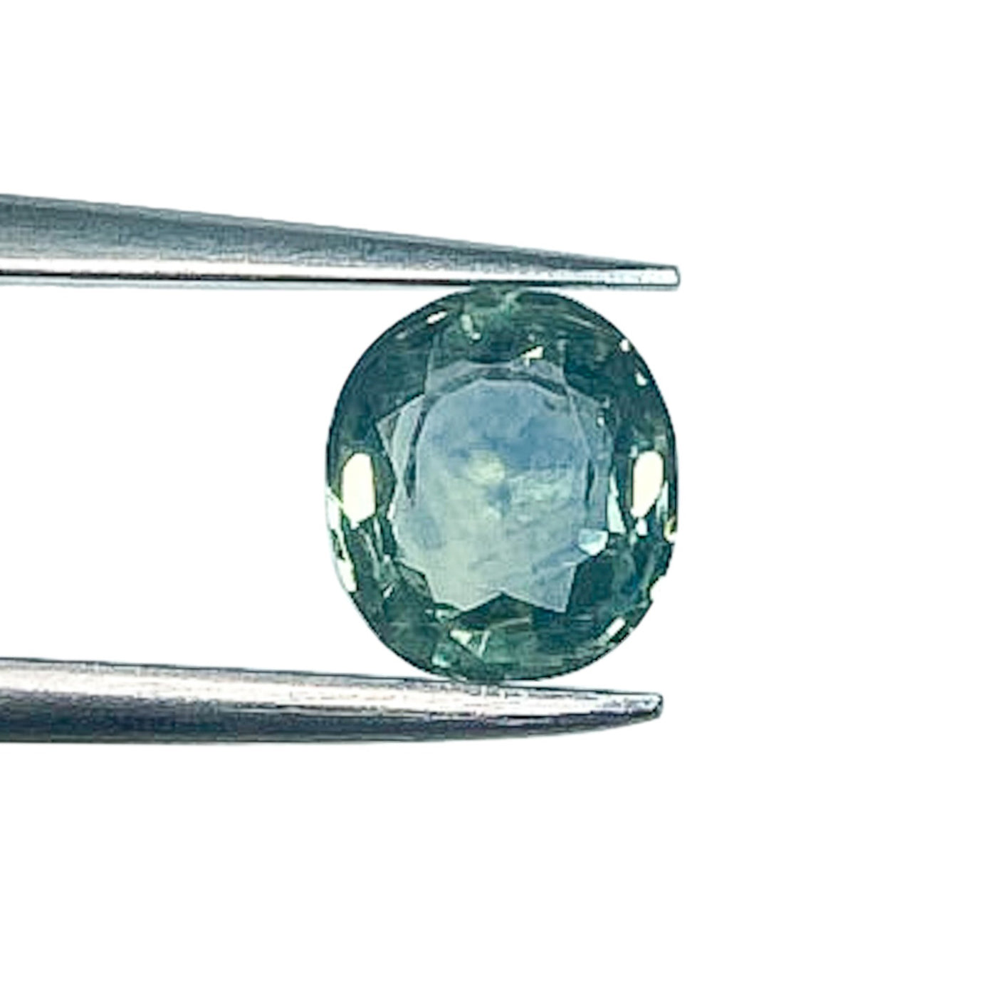 1.13ct | Brilliant Cut Cushion Shape Blue Green Montana Sapphire-Modern Rustic Diamond