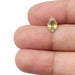 1.13ct | Brilliant Cut Moval Shape Yellow Montana Sapphire-Modern Rustic Diamond