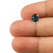 1.13ct | Brilliant Cut Round Shape Blue Montana Sapphire-Modern Rustic Diamond
