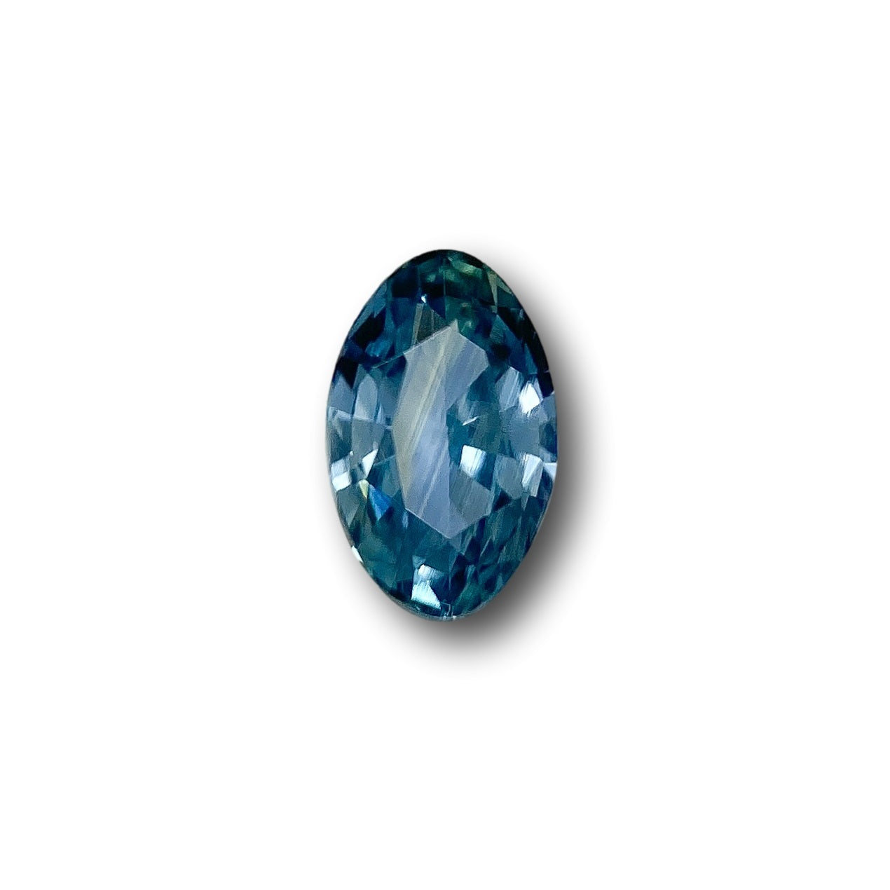 1.14ct | Brilliant Cut Oval Shape Blue Sapphire-Modern Rustic Diamond