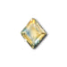 1.14ct | Step Cut Lozenge Shape Yellow Montana Sapphire-Modern Rustic Diamond