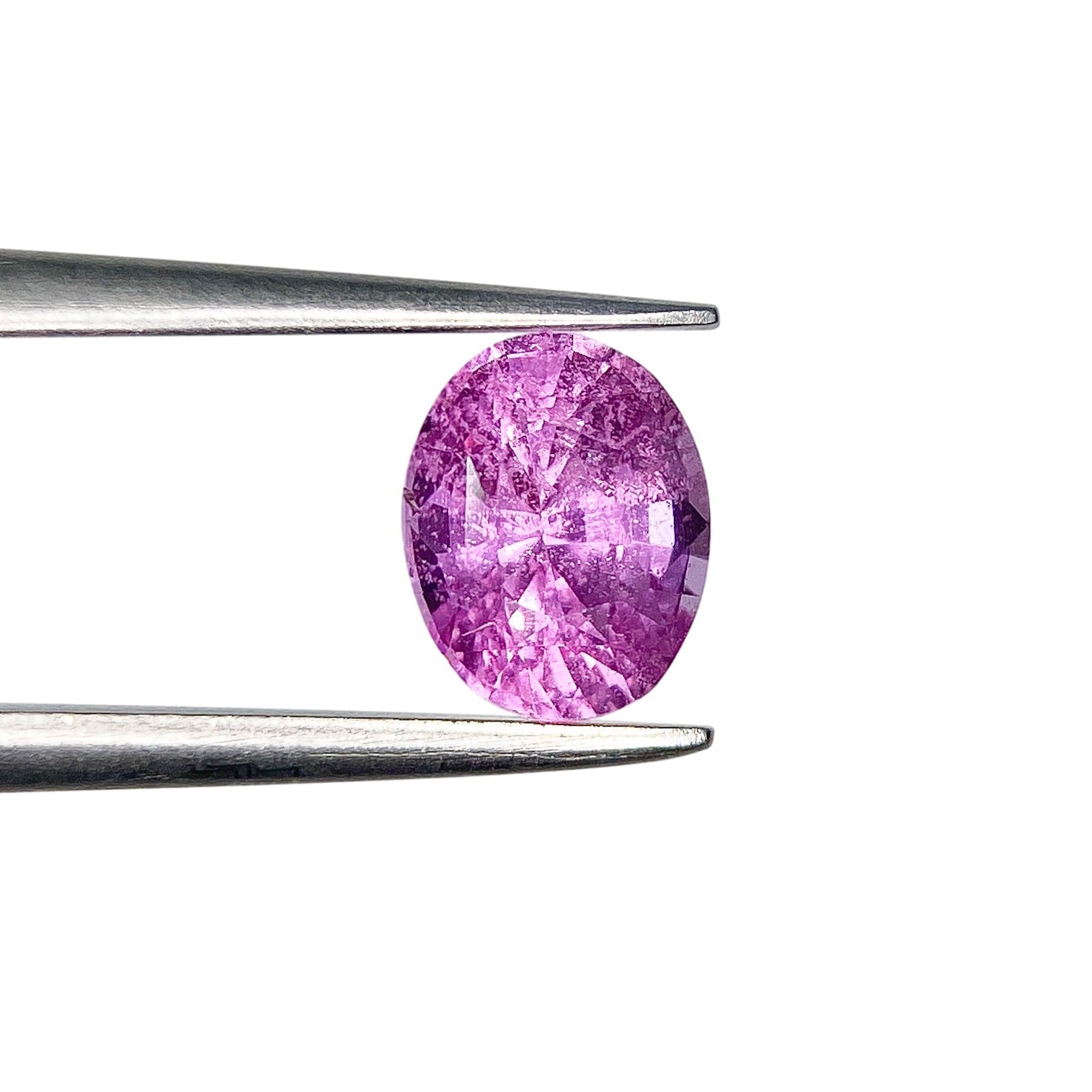 1.15ct | Brilliant Cut Oval Shape Pink Sapphire-Modern Rustic Diamond