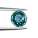 1.15ct | Brilliant Cut Round Shape Greenish Blue Montana Sapphire-Modern Rustic Diamond