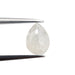 1.15ct | Salt & Pepper Pear Shape Rose Cut Diamond-Modern Rustic Diamond