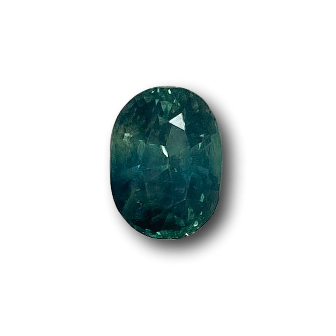 1.16ct | Brilliant Cut Oval Shape Blue Green Montana Sapphire-Modern Rustic Diamond